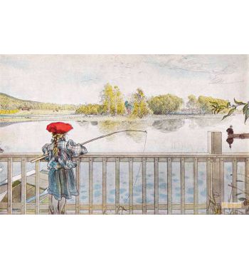 Lisbeth Is Fishing