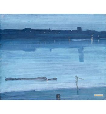 Nocturne Blue And Silver