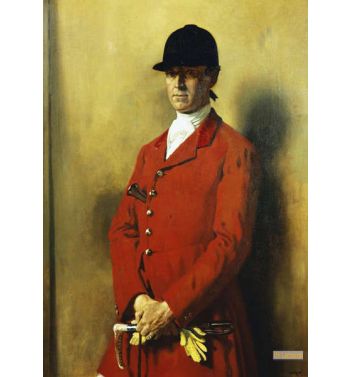 Portrait Of Captain Marshall Roberts Master Of The Fox Hounds