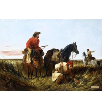 Trappers Following The Trail At Fault 1851