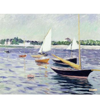 Sailing Boats At Argenteuil 1891