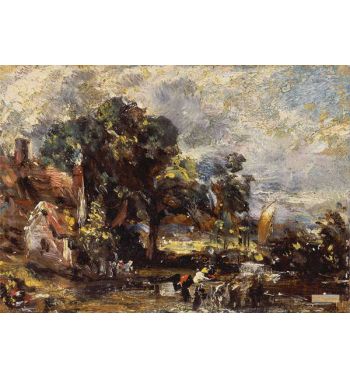 Sketch For The Haywain