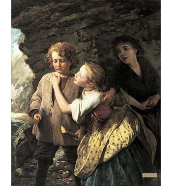 Enoch Phillip And Annie In The Cave