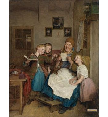 Grandmother With Three Grandchildren