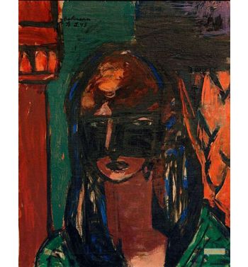 Woman With Mask