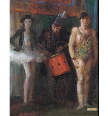 Strong Man Clown and Dancer