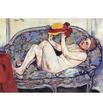 Nude Reclining On A Sofa 1928