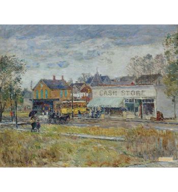 End Of The Trolley Line Oak Park Illinois 1893