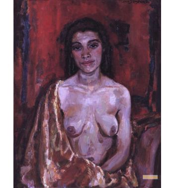 Female Nude With Drape, C, 1939
