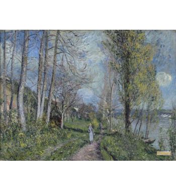 Banks Of The Seine c1880 81
