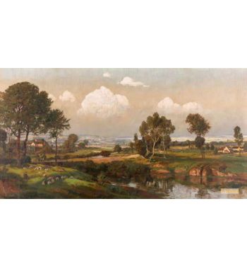 Landscape with Hilly Terrain