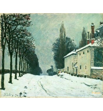 The Louveciennes Road Winter 1874