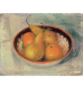 Pears And Oranges In A Bowl 1915