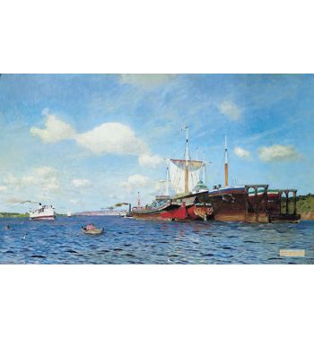 Fresh Wind On The Volga 1895
