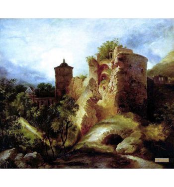 The Blown Tower Of Heidelberg Castle