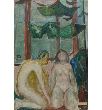 Naked Couple Under The Trees, 1920S