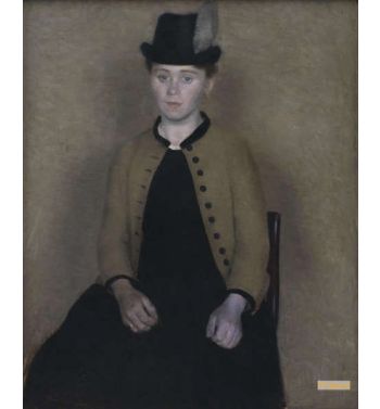 Portrait Of Ida Ilsted Later The Artist'S Wife 1890