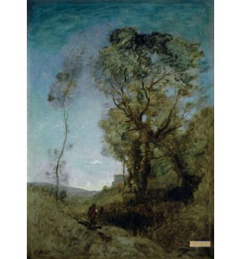 The Italian Villa Behind The Pines 1855 65