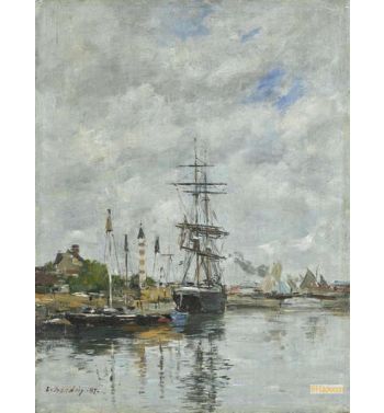 Deauville The Boat Basin 1887