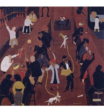 One Way Ticket Migration Series, 1938 Bar N Grill