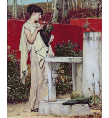 Woman With A Vase Of Flowers