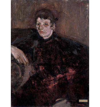 Portrait Of Marie Breitner, Wife Of The Artist