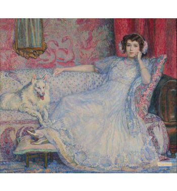 Lady In White (Portrait Of Madame Helene Keller)
