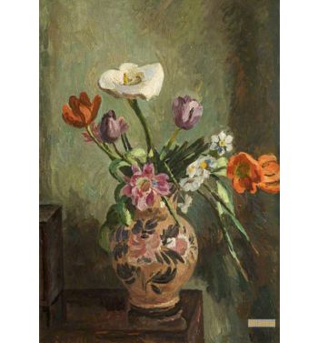 Arum And Tulips