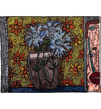 The Beautiful Blue Flowers, The Tapestry And The Head Of Veal, 1988