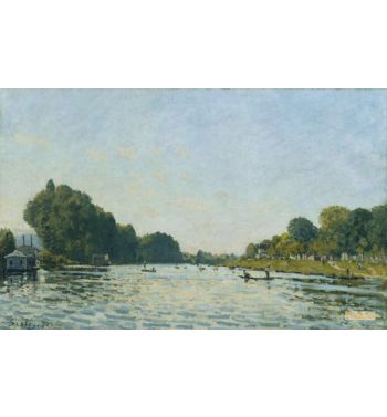 The Seine At Bougival; La Seine A Bougival 1872