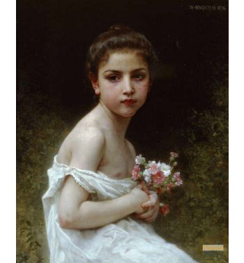 Little Girl With A Bouquet