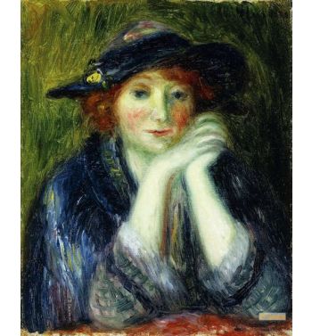Portrait Study Of An Artists Model