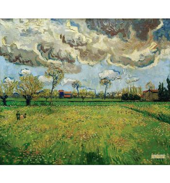 Landscape Under A Stormy Sky
