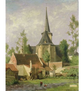 Church Seen From The Rear, c1890 92