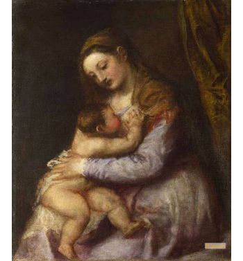 Virgin Suckling The Infant Christ
