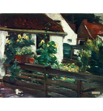 Garden With Sunflowers, 1