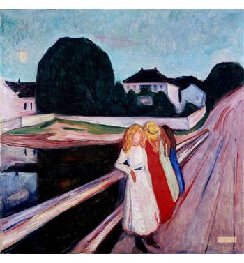 Four Girls On The Bridge, 1905