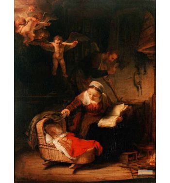 Holy Family With Angels