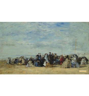 The Beach At Trouville 1866