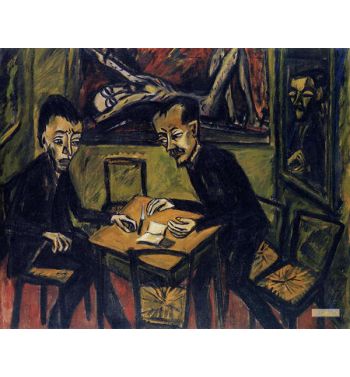 Two Men At a Table