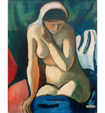 Naked Girl With Headscarf