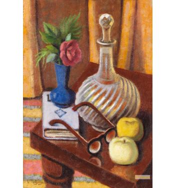 Crystal Carafe And Glasses, Ca, 1940