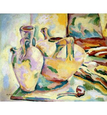 Still Life With Jugs And Pipe La Ciotat 1906