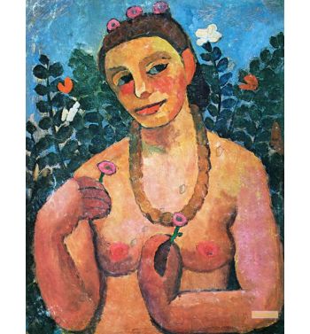 Self Portrait With An Amber Necklace