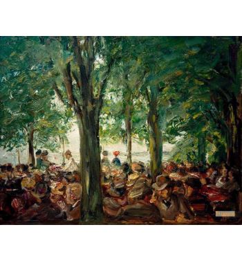 Garden Restaurant On The Havel Under Trees