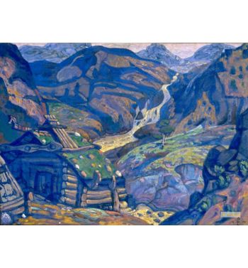 Decor For Peer Gynt By Henrik Ibsen, 1912, 1