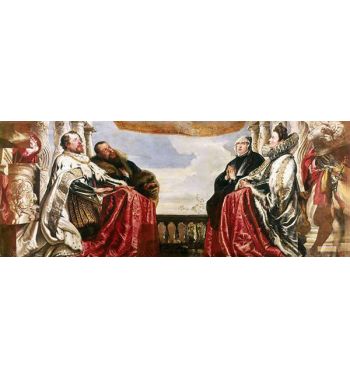 Gonzaga Family In Adoration Of The Holy Trinity Bottom Panel 