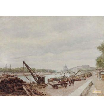 Activities On The Quay Of Ille St Louis Paris