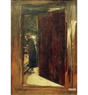 Woman In The Kitchen Perspective