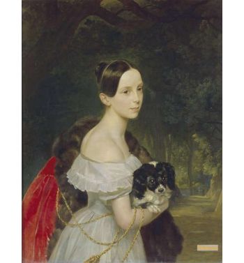 Portrait Of Ulyana M Smirnova 1837 1840
